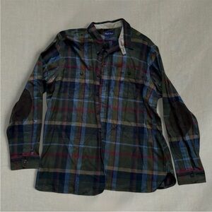 Ralph Lauren purple label Plaid flannel button down long sleeve Shirt